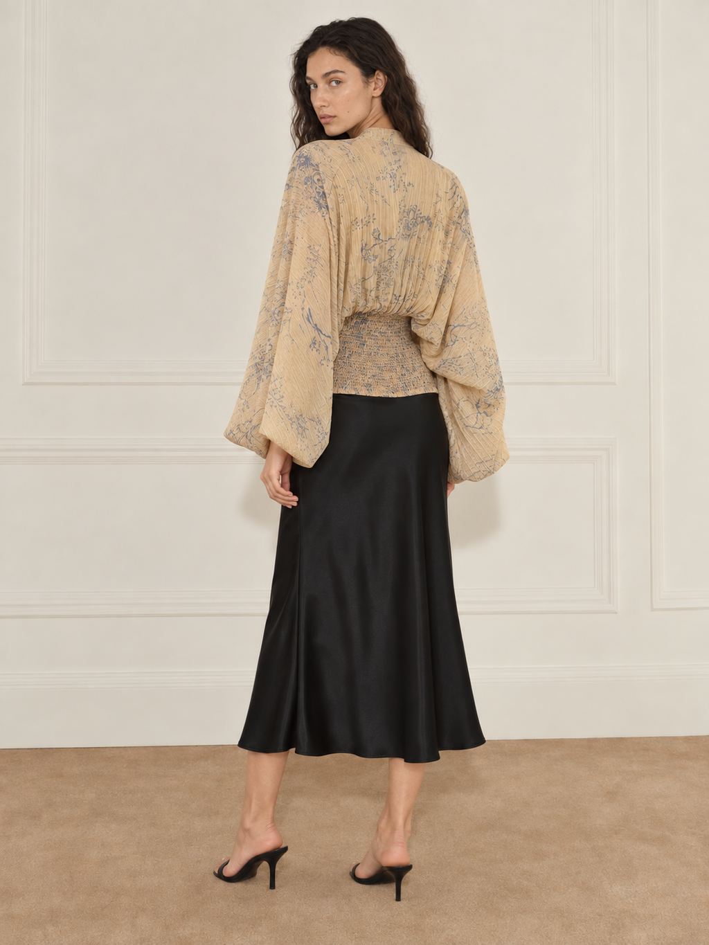 Elévaison Betty Blouse in antique petal product image.